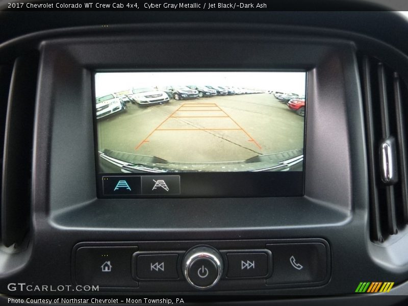 Cyber Gray Metallic / Jet Black/­Dark Ash 2017 Chevrolet Colorado WT Crew Cab 4x4
