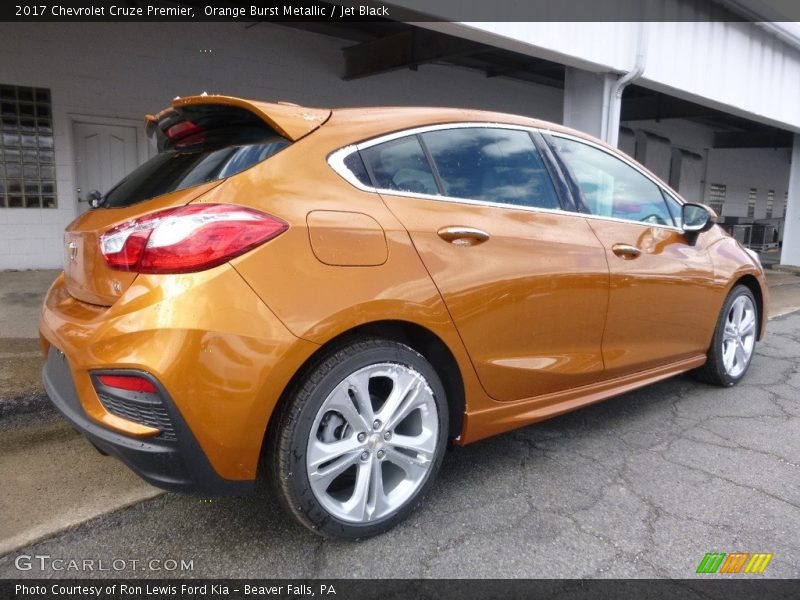 Orange Burst Metallic / Jet Black 2017 Chevrolet Cruze Premier