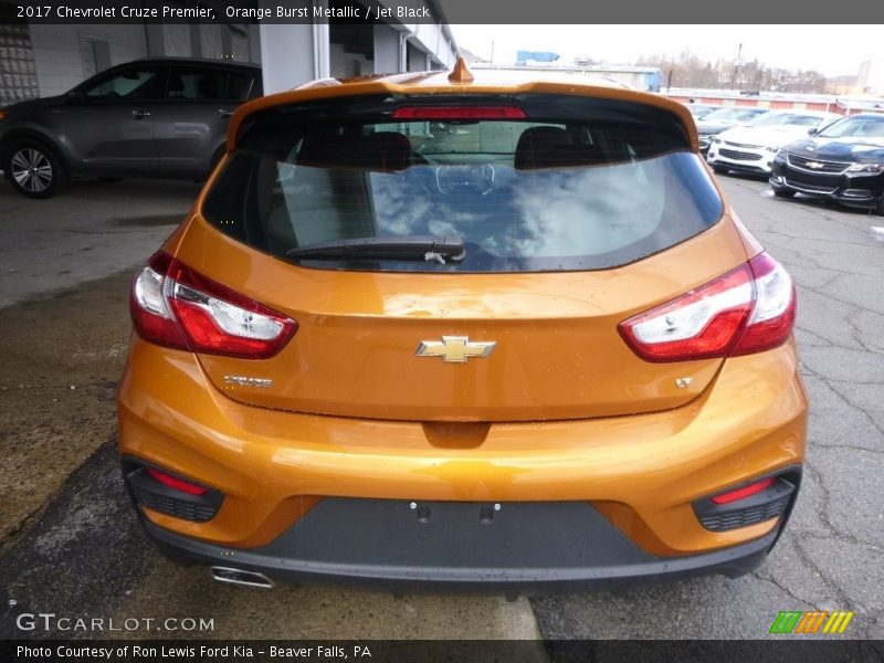 Orange Burst Metallic / Jet Black 2017 Chevrolet Cruze Premier