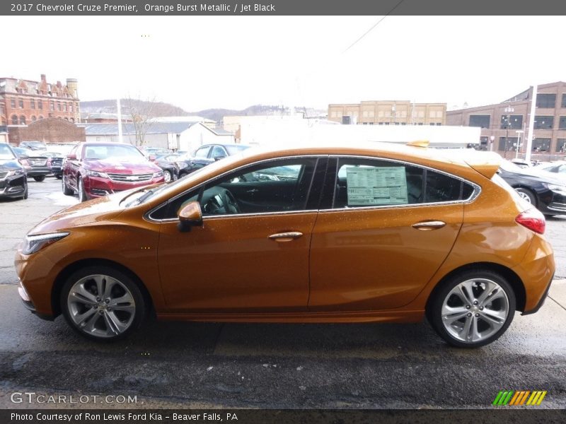 Orange Burst Metallic / Jet Black 2017 Chevrolet Cruze Premier