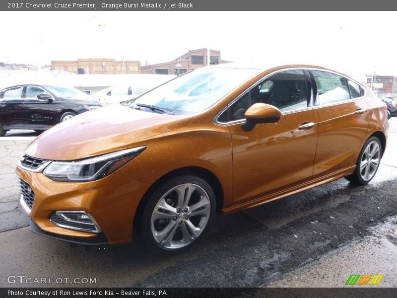 Orange Burst Metallic / Jet Black 2017 Chevrolet Cruze Premier