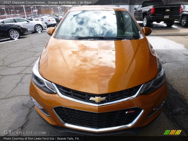 Orange Burst Metallic / Jet Black 2017 Chevrolet Cruze Premier