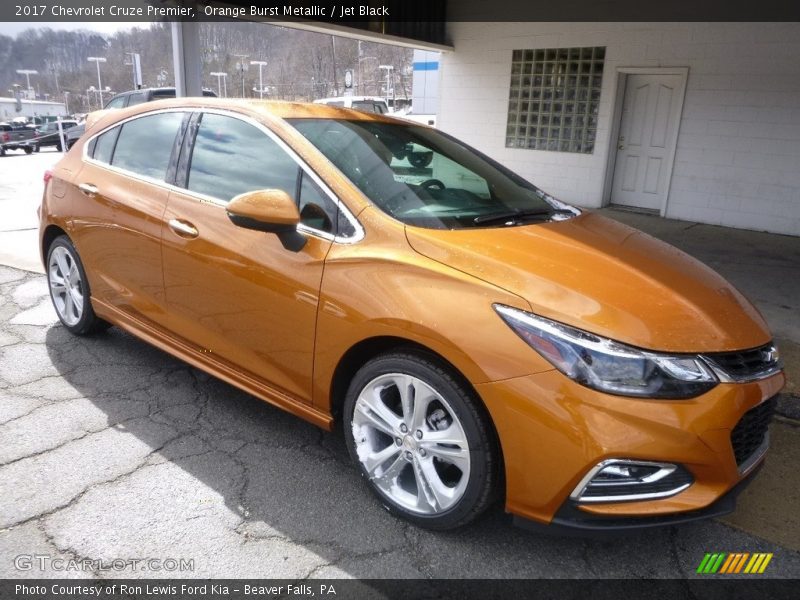 Orange Burst Metallic / Jet Black 2017 Chevrolet Cruze Premier