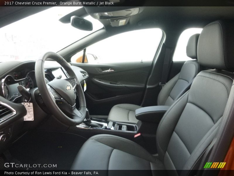 Orange Burst Metallic / Jet Black 2017 Chevrolet Cruze Premier