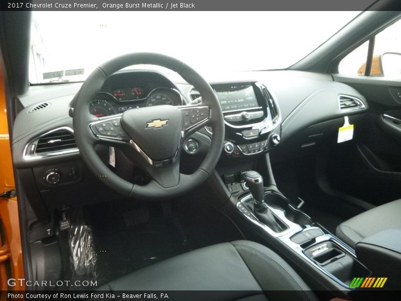 Orange Burst Metallic / Jet Black 2017 Chevrolet Cruze Premier