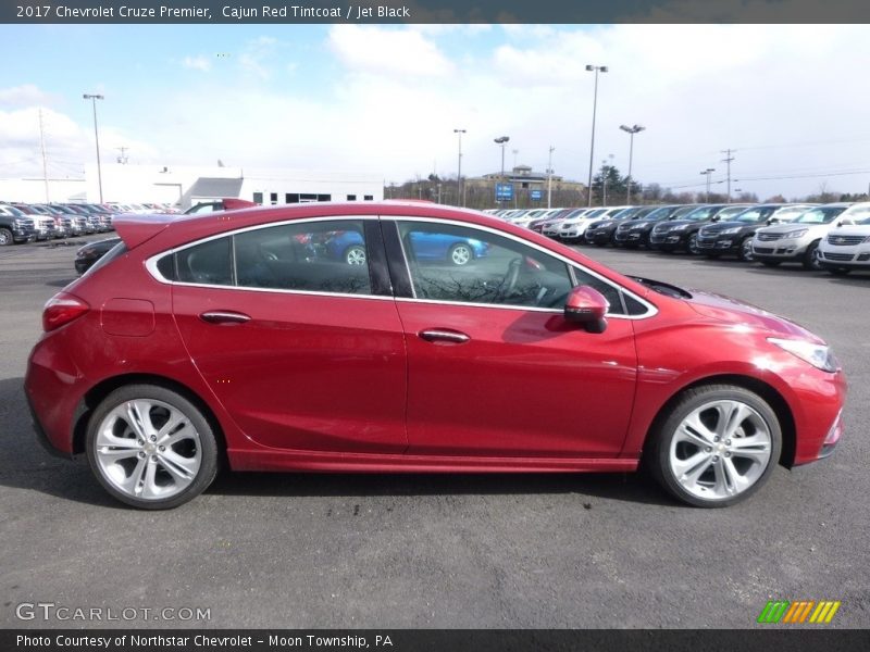 Cajun Red Tintcoat / Jet Black 2017 Chevrolet Cruze Premier