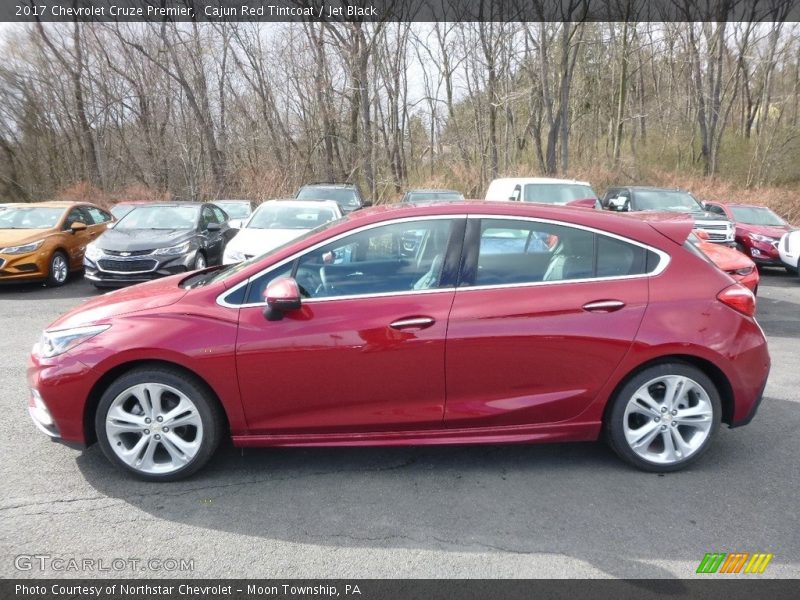 Cajun Red Tintcoat / Jet Black 2017 Chevrolet Cruze Premier