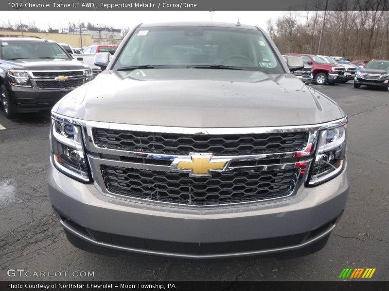 Pepperdust Metallic / Cocoa/Dune 2017 Chevrolet Tahoe LT 4WD