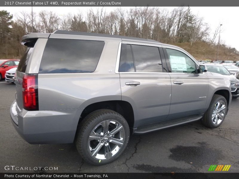 Pepperdust Metallic / Cocoa/Dune 2017 Chevrolet Tahoe LT 4WD