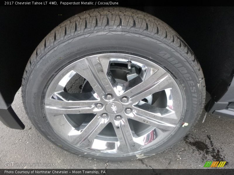 Pepperdust Metallic / Cocoa/Dune 2017 Chevrolet Tahoe LT 4WD