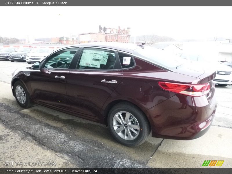 Sangria / Black 2017 Kia Optima LX