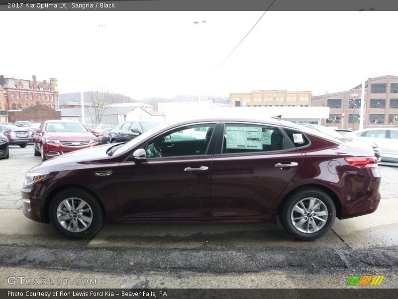 Sangria / Black 2017 Kia Optima LX