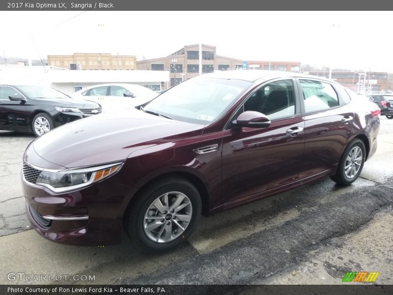 Sangria / Black 2017 Kia Optima LX