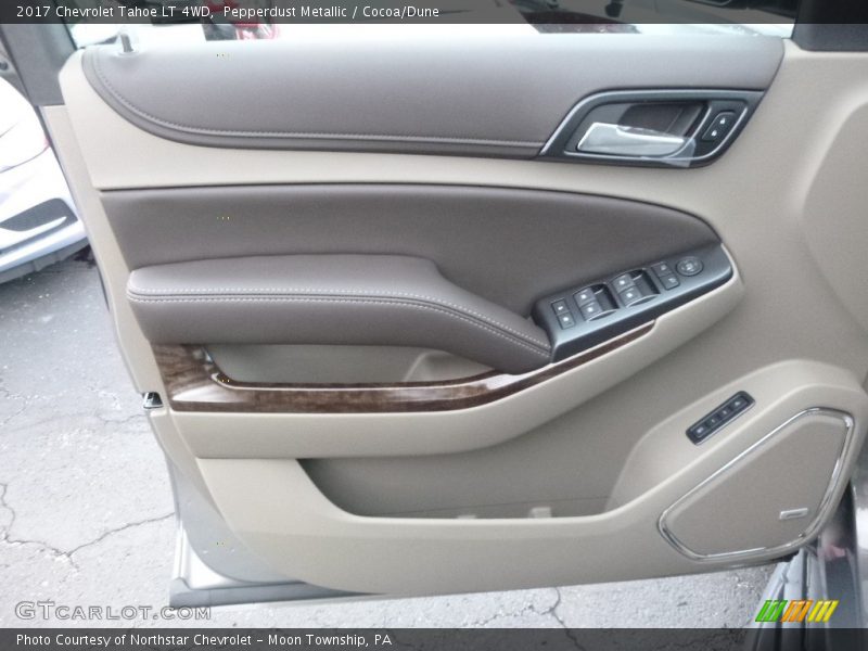 Pepperdust Metallic / Cocoa/Dune 2017 Chevrolet Tahoe LT 4WD
