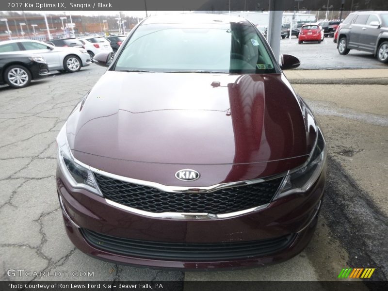 Sangria / Black 2017 Kia Optima LX