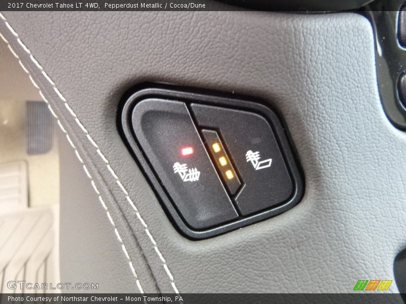 Pepperdust Metallic / Cocoa/Dune 2017 Chevrolet Tahoe LT 4WD
