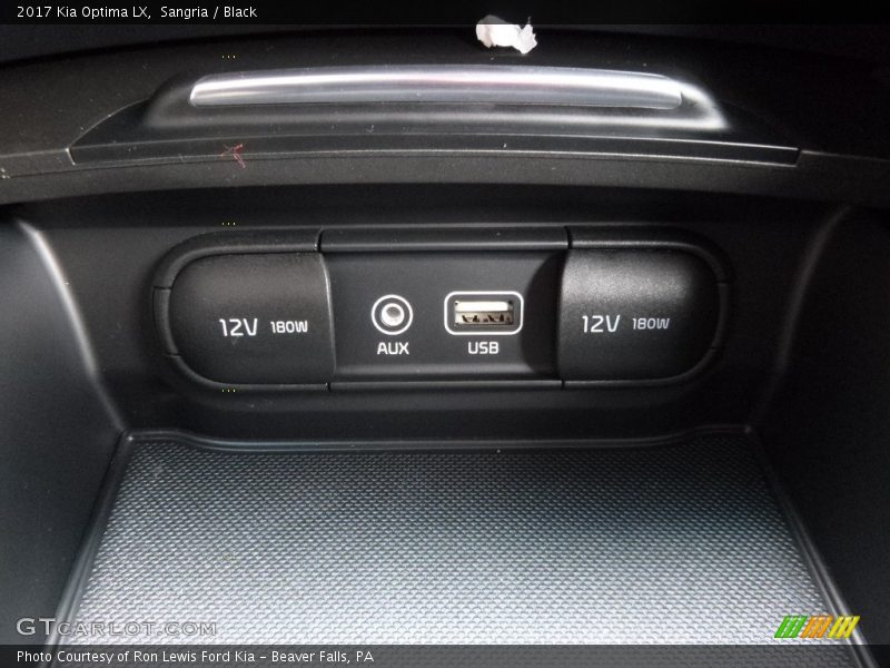 Sangria / Black 2017 Kia Optima LX