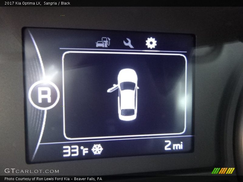 Sangria / Black 2017 Kia Optima LX