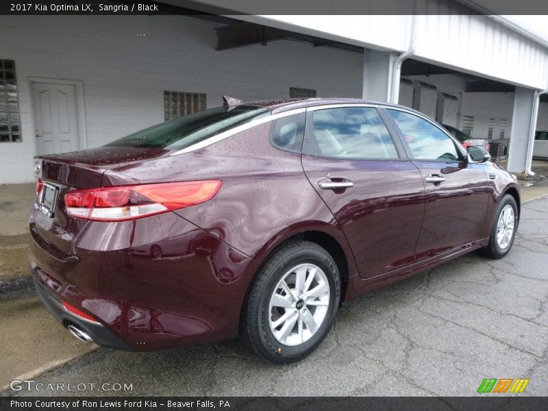 Sangria / Black 2017 Kia Optima LX