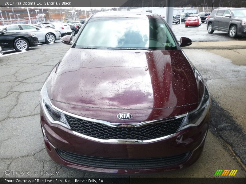 Sangria / Black 2017 Kia Optima LX