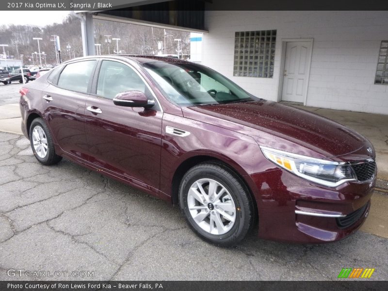 Sangria / Black 2017 Kia Optima LX