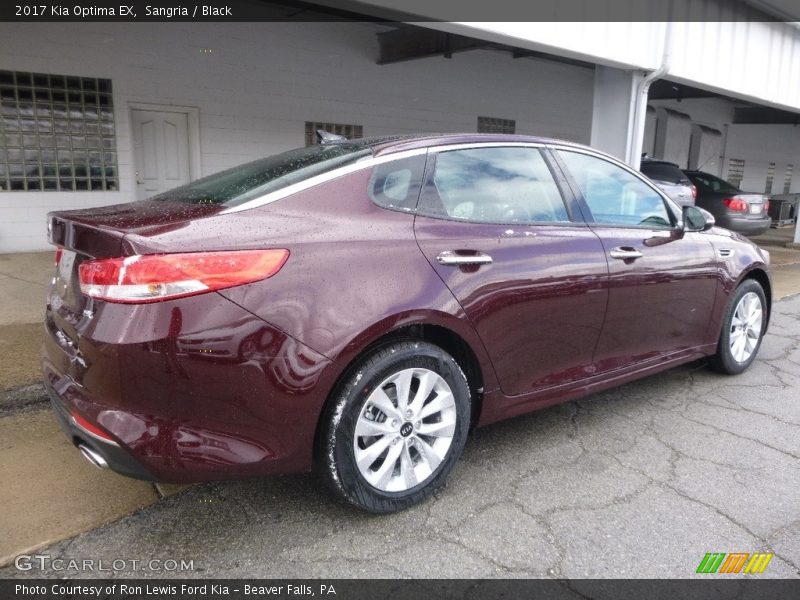 Sangria / Black 2017 Kia Optima EX