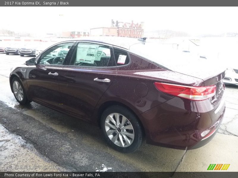 Sangria / Black 2017 Kia Optima EX