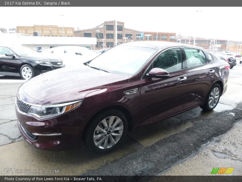 Sangria / Black 2017 Kia Optima EX