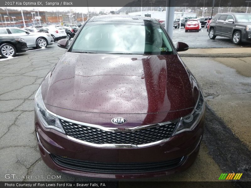 Sangria / Black 2017 Kia Optima EX