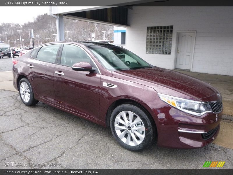 Sangria / Black 2017 Kia Optima EX