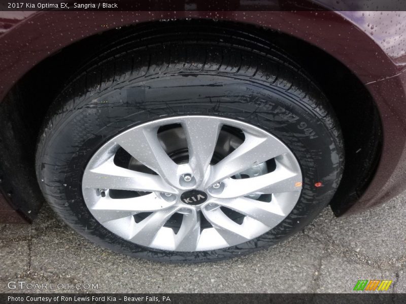 Sangria / Black 2017 Kia Optima EX