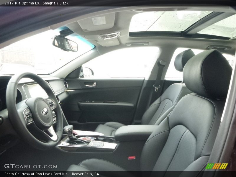Sangria / Black 2017 Kia Optima EX