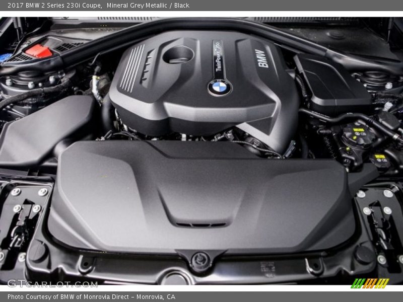 Mineral Grey Metallic / Black 2017 BMW 2 Series 230i Coupe