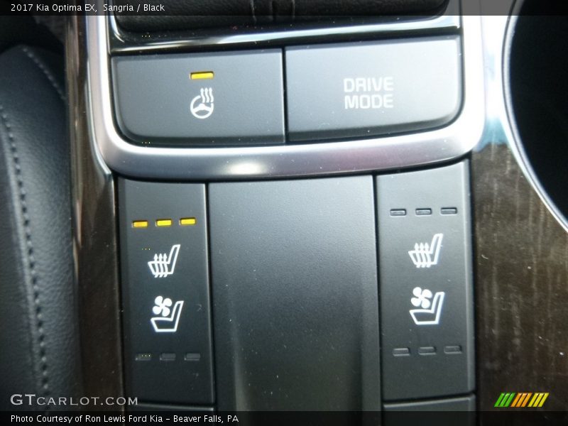 Sangria / Black 2017 Kia Optima EX
