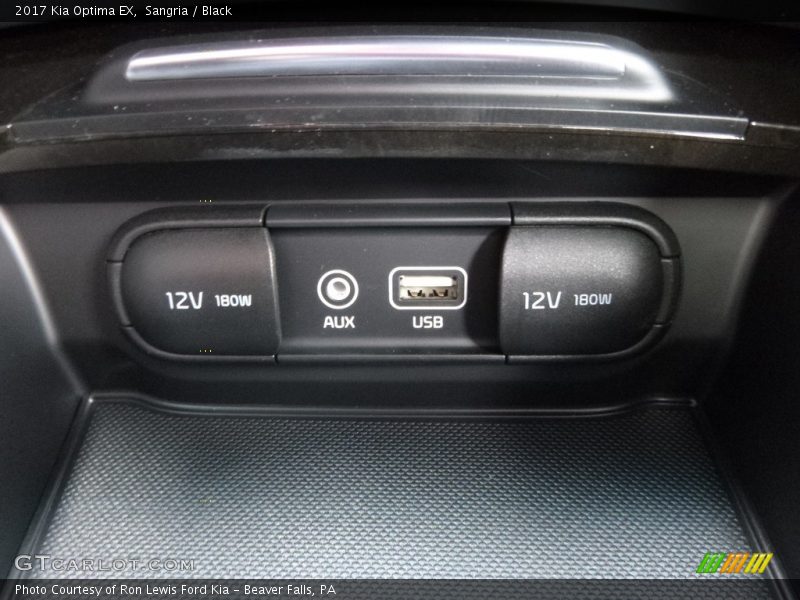 Sangria / Black 2017 Kia Optima EX