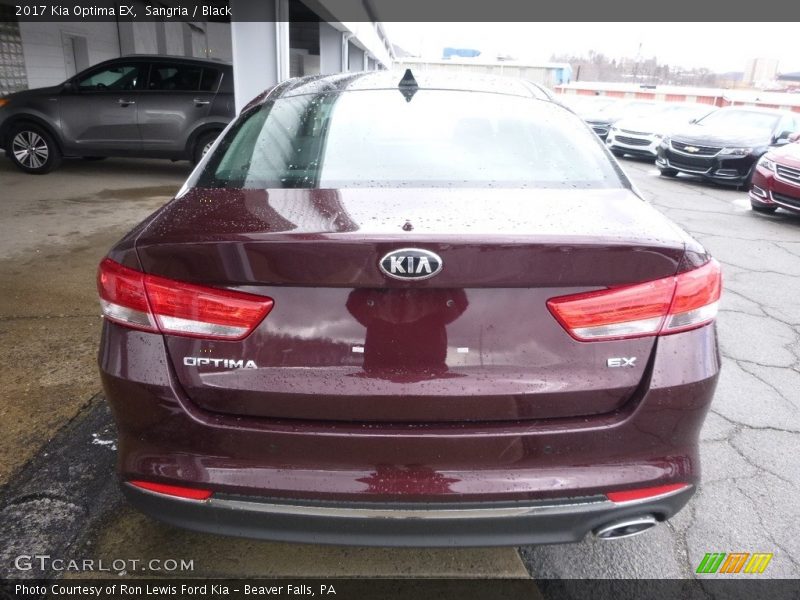 Sangria / Black 2017 Kia Optima EX