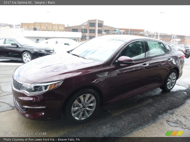 Sangria / Black 2017 Kia Optima EX