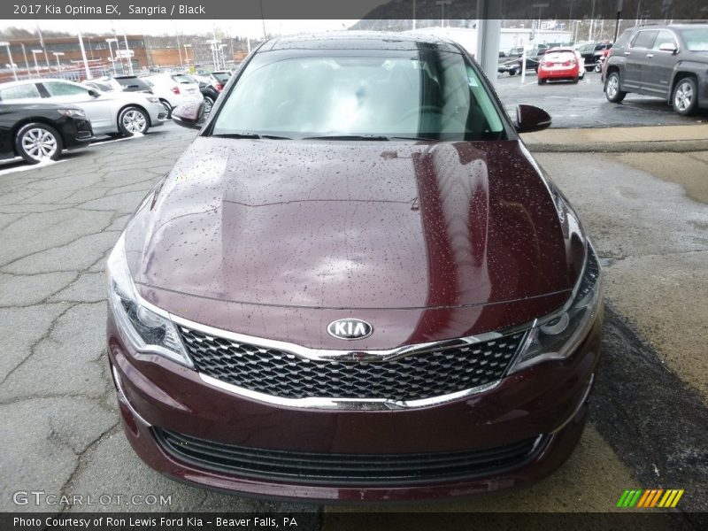 Sangria / Black 2017 Kia Optima EX