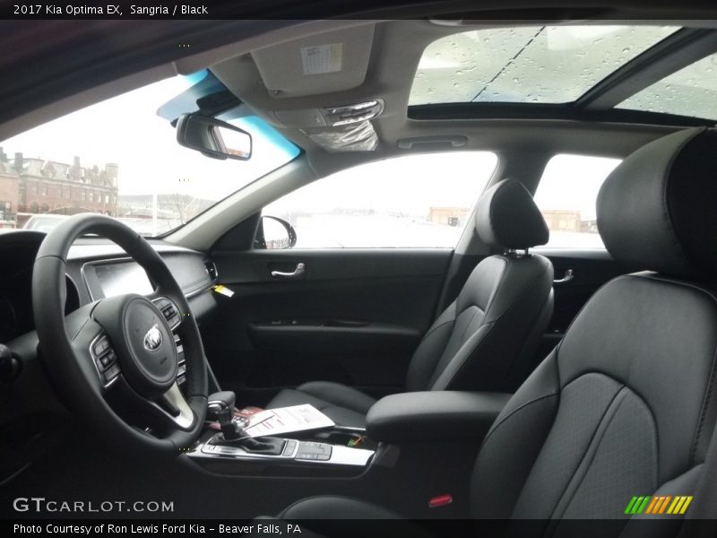 Sangria / Black 2017 Kia Optima EX