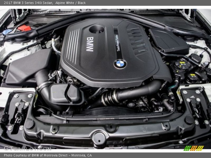 Alpine White / Black 2017 BMW 3 Series 340i Sedan