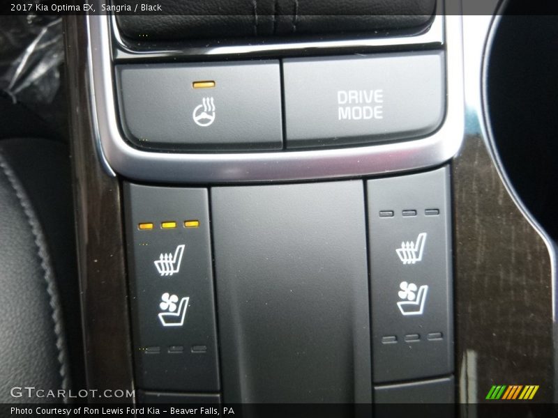 Sangria / Black 2017 Kia Optima EX