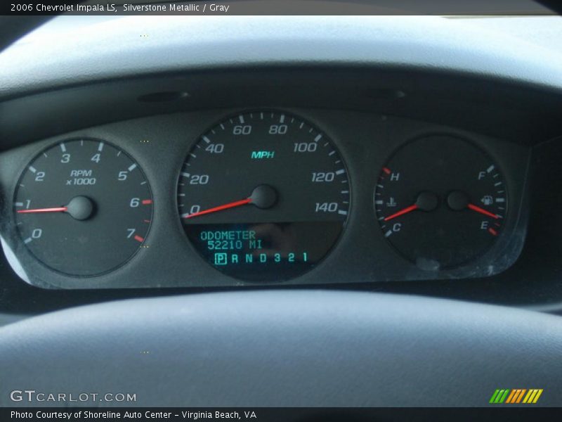 Silverstone Metallic / Gray 2006 Chevrolet Impala LS