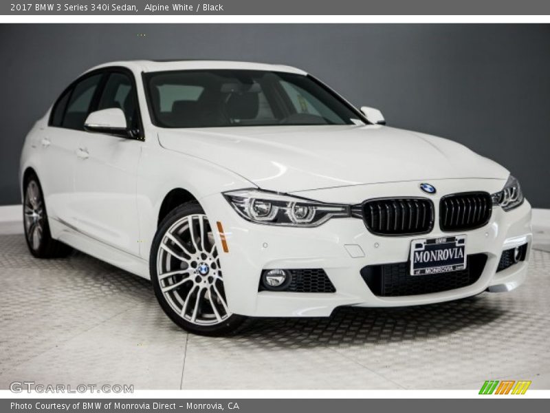 Alpine White / Black 2017 BMW 3 Series 340i Sedan