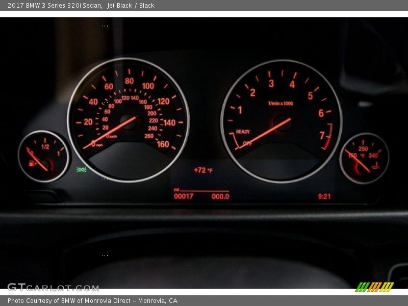 Jet Black / Black 2017 BMW 3 Series 320i Sedan