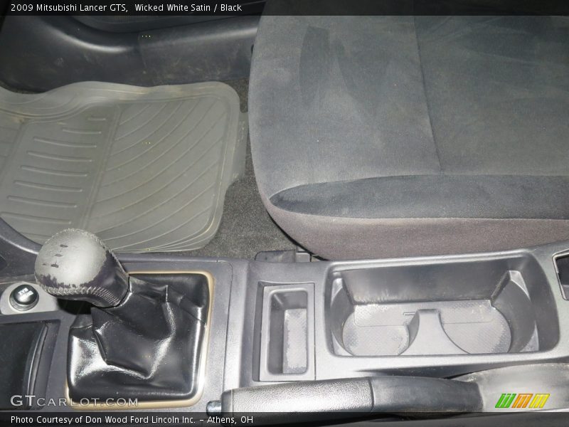 Wicked White Satin / Black 2009 Mitsubishi Lancer GTS