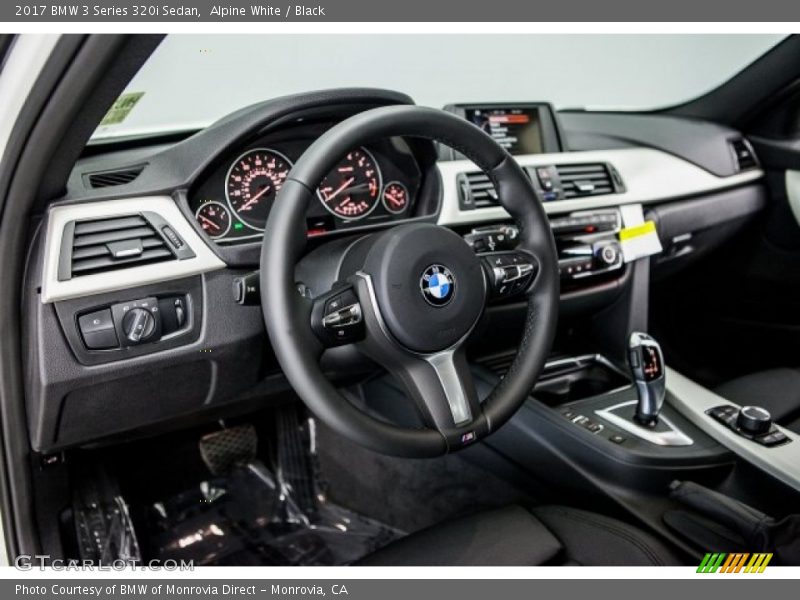 Alpine White / Black 2017 BMW 3 Series 320i Sedan