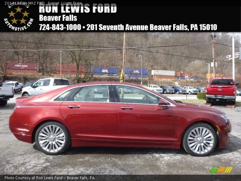Sunset / Light Dune 2014 Lincoln MKZ FWD