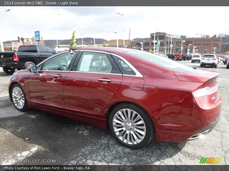 Sunset / Light Dune 2014 Lincoln MKZ FWD