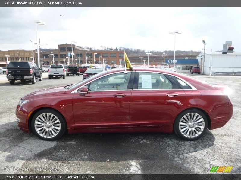 Sunset / Light Dune 2014 Lincoln MKZ FWD