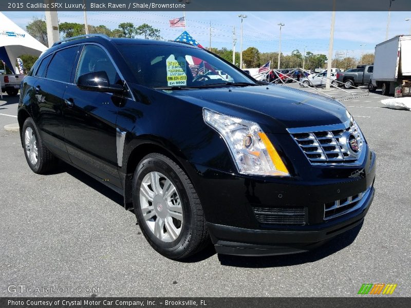 Black Raven / Shale/Brownstone 2015 Cadillac SRX Luxury